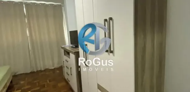 Apartamento com 1 Quarto para alugar, 35m² no José Menino, Santos