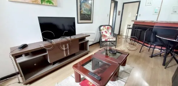 Apartamento com 1 Quarto para alugar, 55m² no Alphaville Centro Industrial e Empresarial/Alphaville., Barueri
