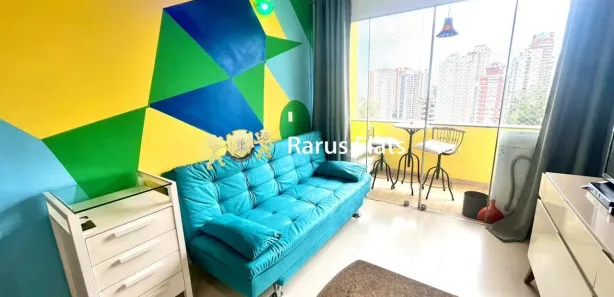 Flat com 1 Quarto para alugar, 45m² no Paraíso do Morumbi, São Paulo