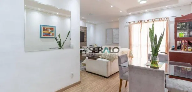 Apartamento com 3 Quartos para alugar, 65m² no Umuarama, Osasco