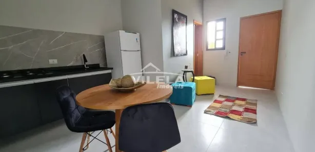 Flat com 1 Quarto para alugar, 34m² no Loteamento Jardim Aruan, Caraguatatuba