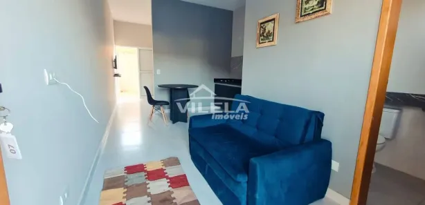 Flat com 1 Quarto para alugar, 34m² no Loteamento Jardim Aruan, Caraguatatuba