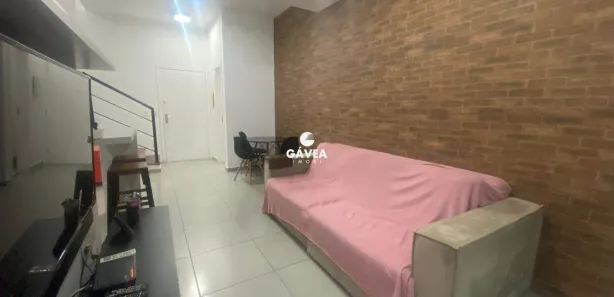 Flat com 1 Quarto para alugar, 57m² no Gonzaga, Santos