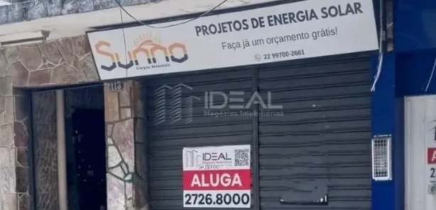 Loja / Salão / Ponto Comercial para alugar, 36m² no Centro, Campos dos Goytacazes