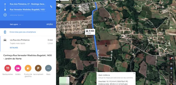 Fazenda / Sítio / Chácara à venda, 12700m² no Restinga Seca, Almirante Tamandaré