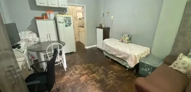 Kitnet com 1 Quarto à venda, 24m² no Pompéia, Santos