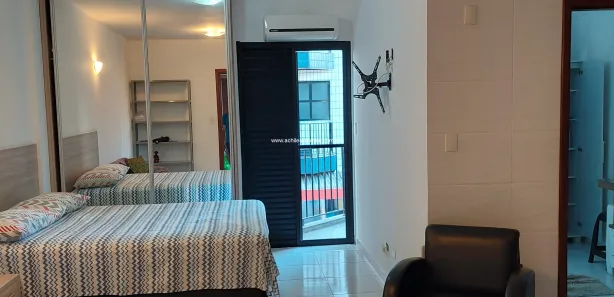 Flat com 1 Quarto para venda ou aluguel, 30m² no Centro, São Vicente