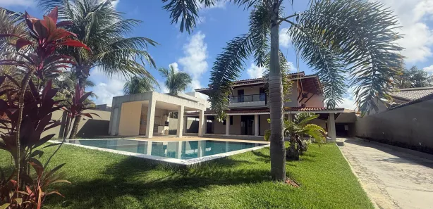 Casa de Condomínio com 4 Quartos para venda ou aluguel, 500m² no Busca Vida (Abrantes), Camaçari