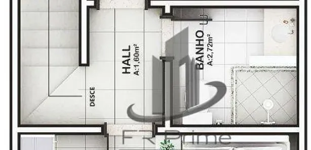 Casa de Condomínio com 2 Quartos à venda, 75m² no Roma, Volta Redonda