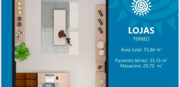 Flat com 2 Quartos à venda, 71m² no , Conde