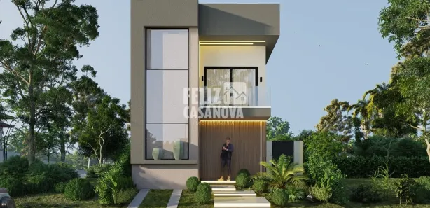 Casa de Condomínio com 3 Quartos à venda, 87m² no Parque Nascente do Rio Capivara, Camaçari