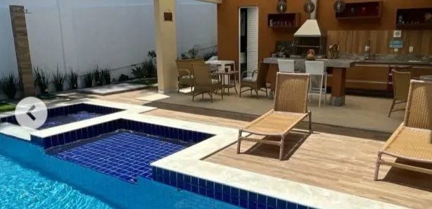 Casa de Condomínio com 5 Quartos à venda, 353m² no Alphaville (Abrantes), Camaçari