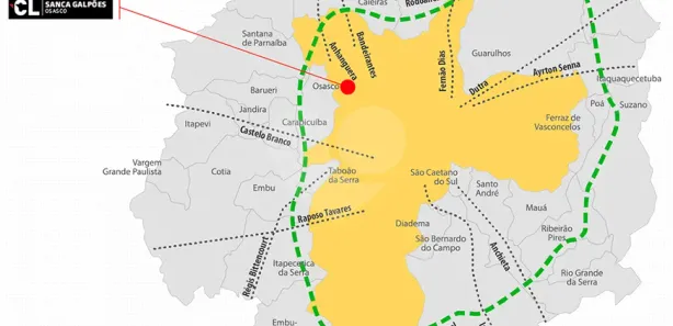 Galpão / Depósito / Armazém para alugar, 1864m² no Padroeira, Osasco