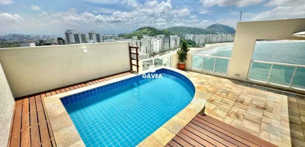 Cobertura com 2 Quartos para alugar, 196m² no Jardim Las Palmas, Guarujá
