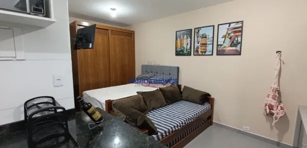 Kitnet com 1 Quarto à venda, 34m² no Ponta da Praia, Santos