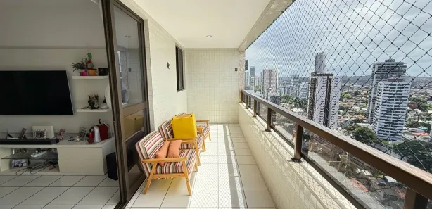 Apartamento com 4 Quartos à venda, 134m² no Casa Forte, Recife