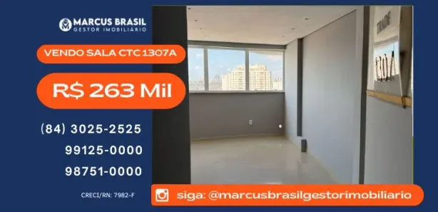 Conjunto Comercial / Sala à venda, 32m² no Lagoa Nova, Natal
