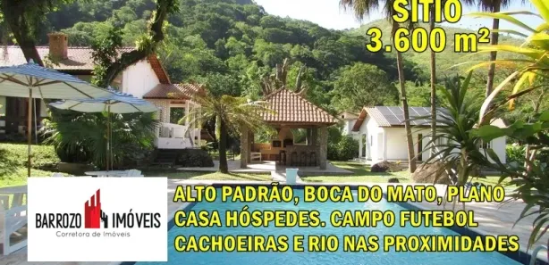 Fazenda / Sítio / Chácara com 7 Quartos à venda, 3600m² no Boca do Mato, Cachoeiras de Macacu