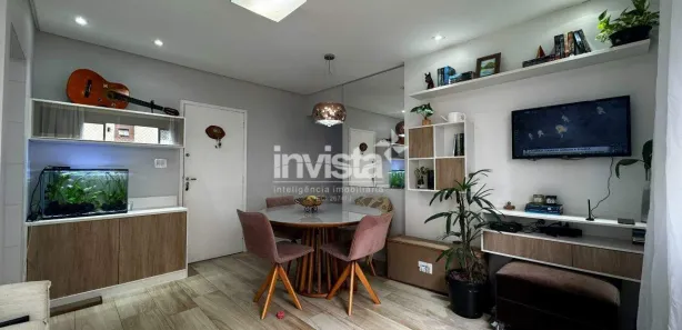 Apartamento com 2 Quartos à venda, 58m² no Encruzilhada, Santos