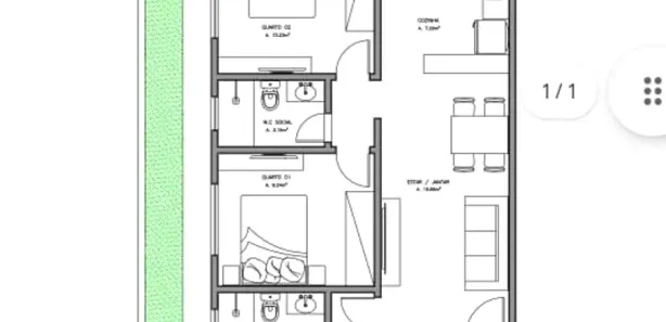 Casa com 2 Quartos à venda, 69m² no Eduardo Gomes, São Cristóvão