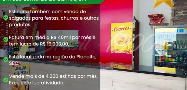 Loja / Salão / Ponto Comercial à venda, 100m² no Cooperativa, São Bernardo do Campo