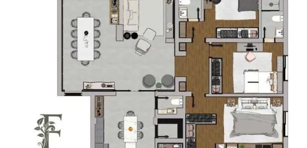 Apartamento com 3 Quartos à venda, 164m² no Centro, Piracicaba