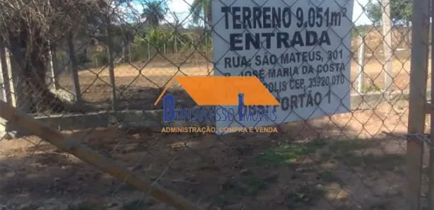 Terreno / Lote / Condomínio à venda, 9051m² no José Maria da Costa, Ribeirão das Neves