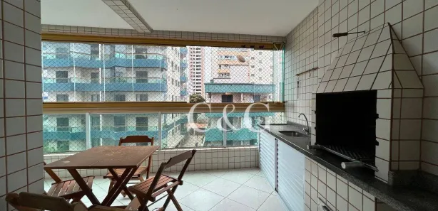 Apartamento com 2 Quartos para alugar, 92m² no Aviação, Praia Grande