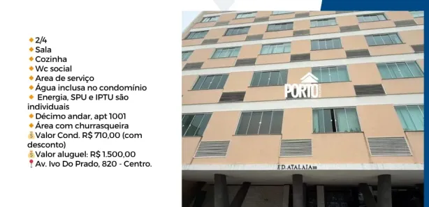 Apartamento com 2 Quartos para alugar, 55m² no São José, Aracaju