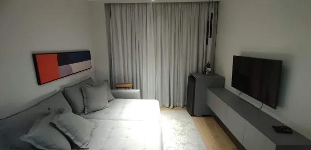 Apartamento com 1 Quarto para alugar, 54m² no José Menino, Santos