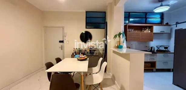 Apartamento com 2 Quartos para alugar, 77m² no Gonzaga, Santos