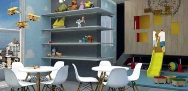 Flat com 1 Quarto à venda, 38m² no Boqueirão, Praia Grande