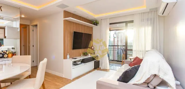 Apartamento com 3 Quartos para alugar, 90m² no Cabral, Curitiba