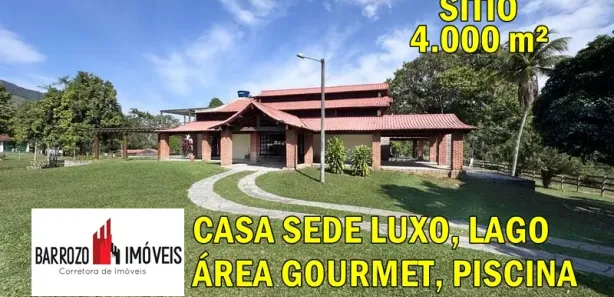 Fazenda / Sítio / Chácara com 4 Quartos à venda, 4000m² no Papucaia, Cachoeiras de Macacu