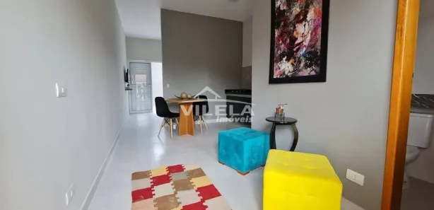 Flat com 1 Quarto para alugar, 34m² no Loteamento Jardim Aruan, Caraguatatuba