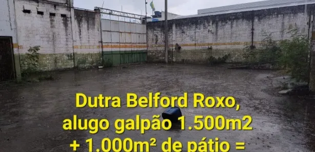 Galpão / Depósito / Armazém para alugar, 1500m² no Belford Roxo, Belford Roxo