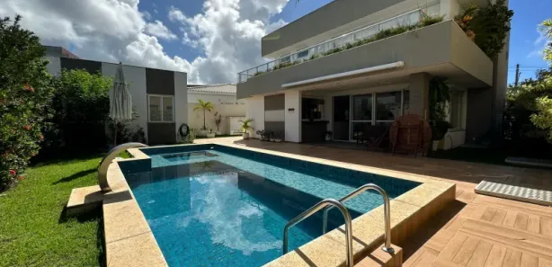 Casa de Condomínio com 4 Quartos à venda, 415m² no Alphaville (Abrantes), Camaçari