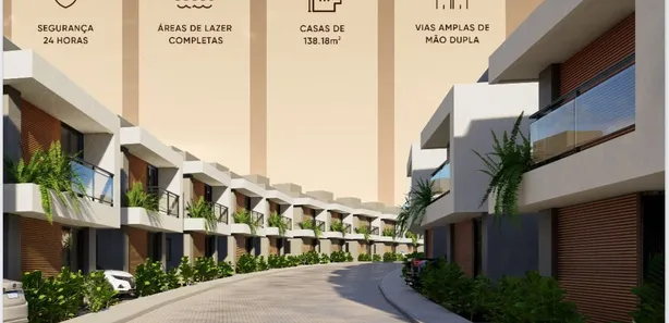 Casa de Condomínio com 3 Quartos à venda, 138m² no Buraquinho, Lauro de Freitas