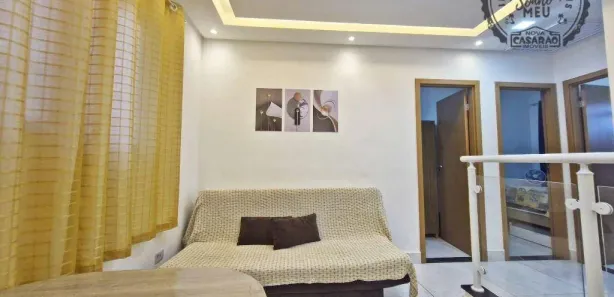 Casa de Condomínio com 2 Quartos para alugar, 48m² no Aviação, Praia Grande
