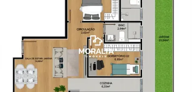 Casa de Condomínio com 2 Quartos à venda, 98m² no Parque da Fonte, São José dos Pinhais