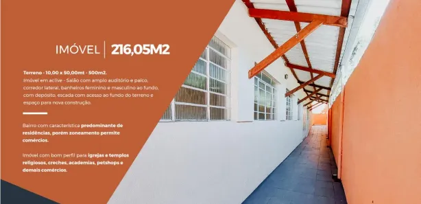 Loja / Salão / Ponto Comercial à venda, 216m² no Mogi Moderno, Mogi das Cruzes