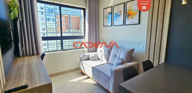 Apartamento com 1 Quarto para alugar, 28m² no Centro, Curitiba