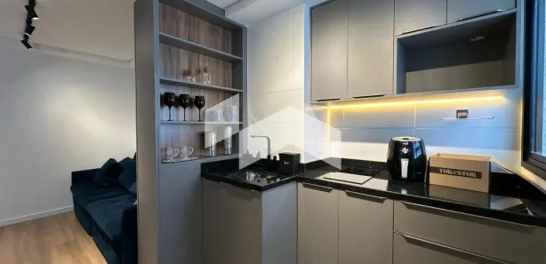 Apartamento com 1 Quarto para alugar, 33m² no Centro, Curitiba