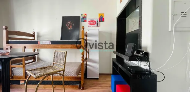 Kitnet com 1 Quarto para alugar, 35m² no Pitangueiras, Guarujá