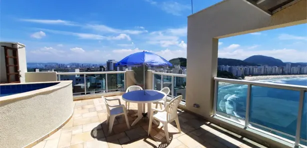 Cobertura com 2 Quartos para venda ou aluguel, 196m² no Jardim Las Palmas, Guarujá
