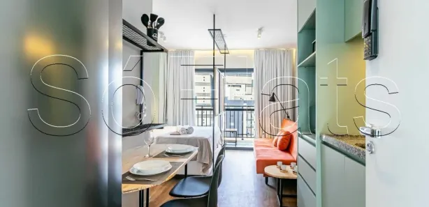Studio com 1 Quarto para alugar, 25m² no Bela Vista, São Paulo