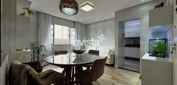 Apartamento com 2 Quartos à venda, 58m² no Encruzilhada, Santos