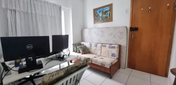 Flat com 1 Quarto à venda, 41m² no Boqueirão, Praia Grande