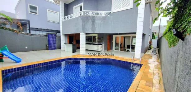 Casa de Condomínio com 5 Quartos para alugar, 250m² no Balneário Praia do Pernambuco, Guarujá