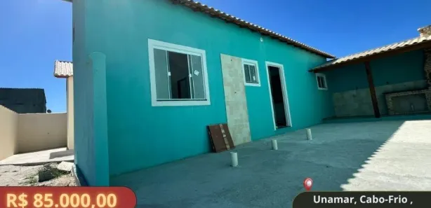 Casa com 1 Quarto à venda, 70m² no Unamar (Tamoios), Cabo Frio